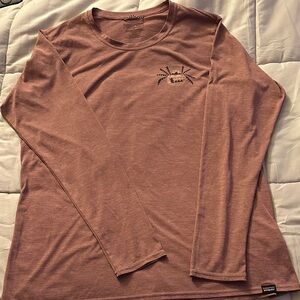 Patagonia Long Sleeve Tee in Soft Mauve